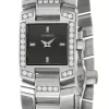 MOVADO ELIRO Black Dial Diamond S-Steel Bracelet Women's Watch 84-A1-1431