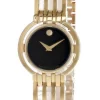 MOVADO Esperanza Stainless Steel Black Dial Women's Watch 0605693