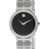 MOVADO Museum 25MM QTZ Stainless Steel Black Dial Women's Watch 0605743