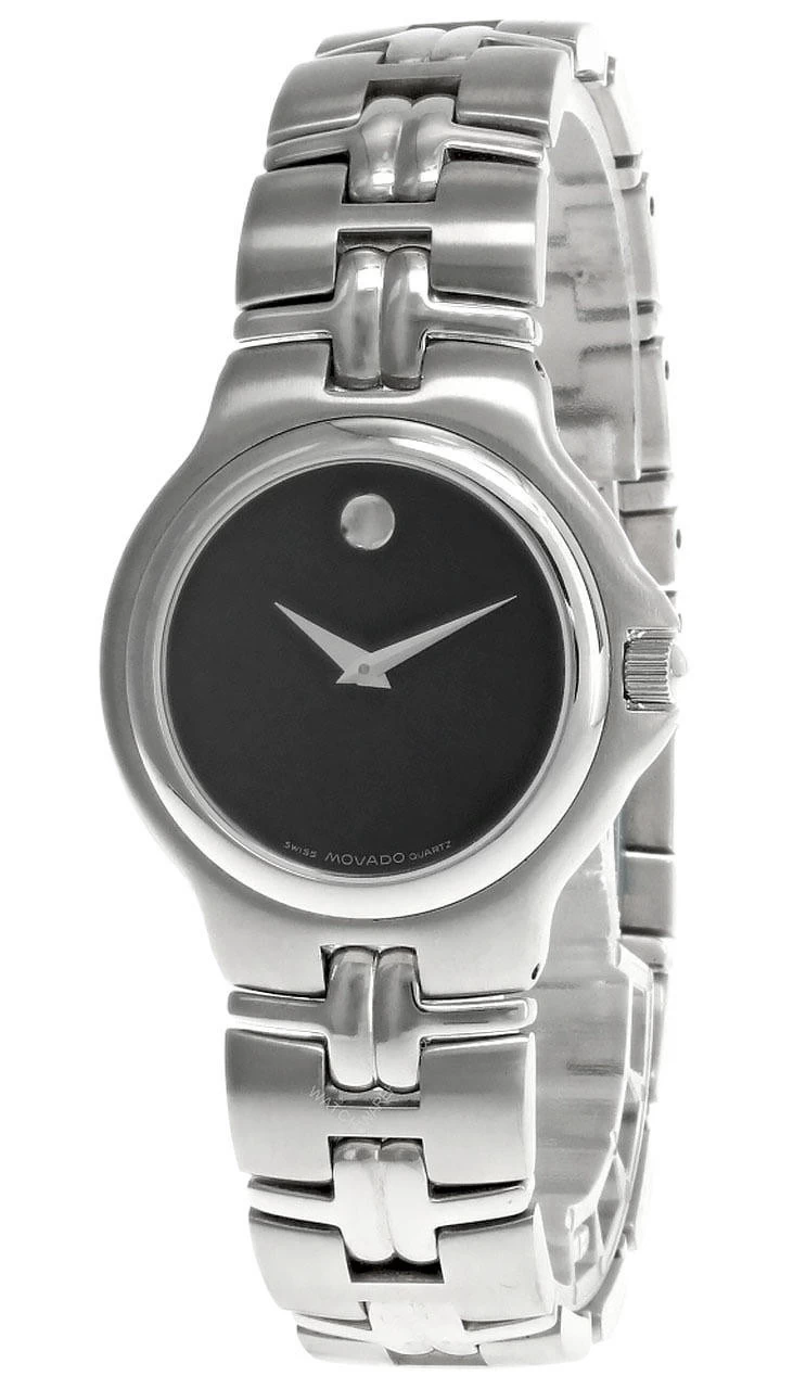 MOVADO Museum Quartz Stainless Steel Black Dial Men's 0602750 1 MOVADO Museum Quartz Stainless Steel Black Dial Men's 0602750