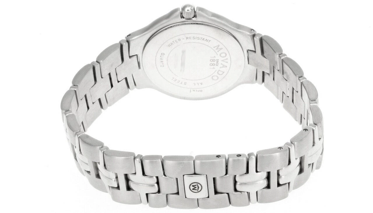 MOVADO Museum Quartz Stainless Steel Black Dial Men's 0602750 3 MOVADO Museum Quartz Stainless Steel Black Dial Men's 0602750 - Image 3