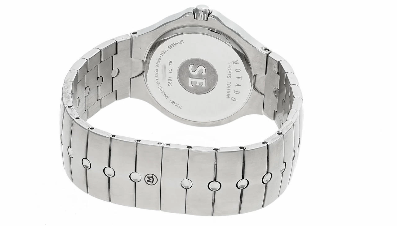 MOVADO Museum Sports Edition 38MM SS Black Dial Unisex Watch 84.G1.1892.D 3 MOVADO Museum Sports Edition 38MM SS Black Dial Unisex Watch 84.G1.1892.D - Image 3
