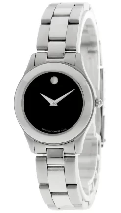 MOVADO Museum Stainless Steel Black Dial Women's Watch 84-A1-1861