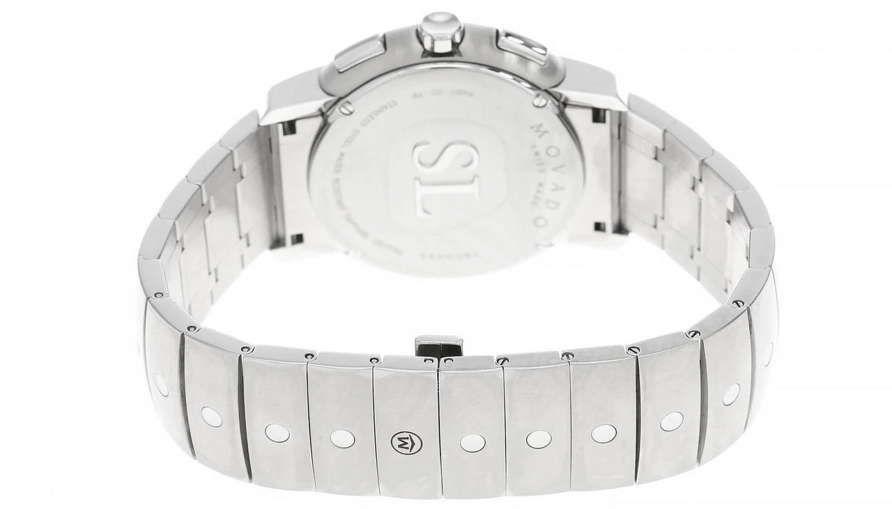 MOVADO SL Chronograph S-Steel Silver Dial Men's Watch 0605824 3 MOVADO SL Chronograph S-Steel Silver Dial Men's Watch 0605824 - Image 3