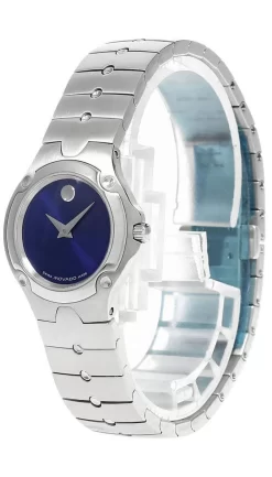 MOVADO Sport Edition 26MM SS Blue Museum Dial Women's Watch 0604836