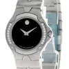 MOVADO Sport Edition Stainless Steel BLK Dial Women's Watch 84-G4-1851