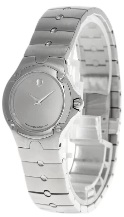 MOVADO Sports Edition S- Steel Silver Museum Dial Women's Watch 0604481