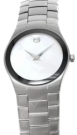 MOVADO Strato 26MM S-Steel White MOP Dial Women's Watch 0605609-MOP -Fashion Accessories Shop movado watches movado strato 26mm s steel white mop dial womens watch 0605609 mop 23701.1652728623