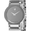MOVADO Valor 26MM S-Steel Silver Mirror Dial Women's Watch 0604776-S
