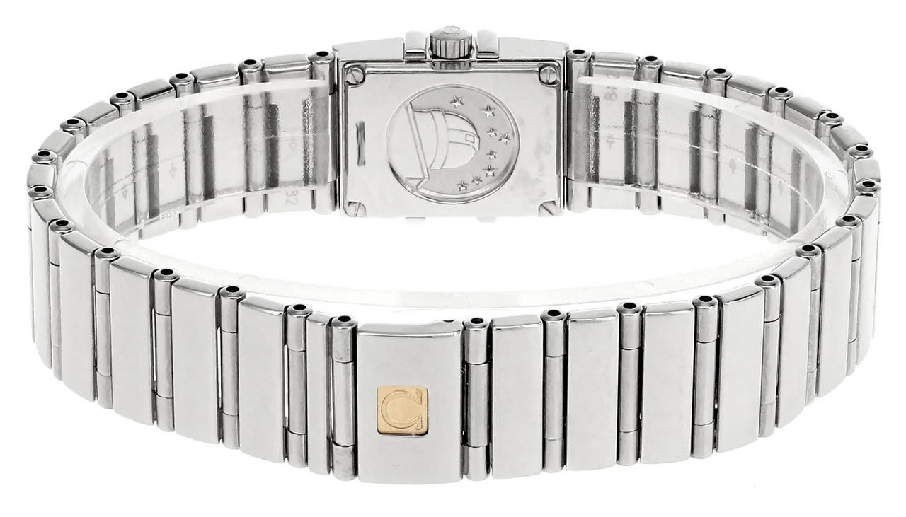 OMEGA Constellation QUADRA MINI 20x15MM QTZ Pink Dial Watch 1537.73.00/15377300 4 OMEGA Constellation QUADRA MINI 20x15MM QTZ Pink Dial Watch 1537.73.00/15377300 - Image 4