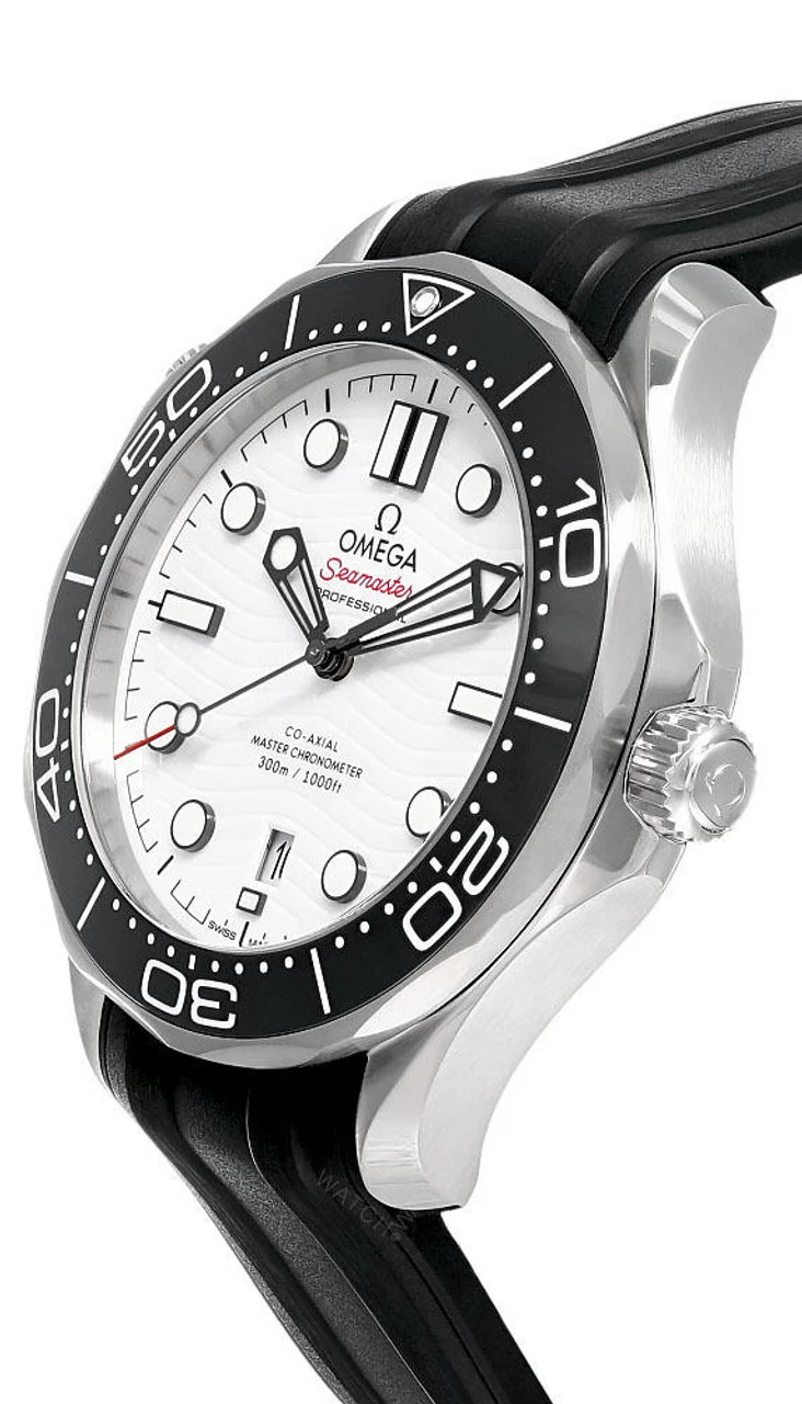 OMEGA Seamaster 42MM AUTO White Dial Men's Watch 210.32.42.20.04.001 2 OMEGA Seamaster 42MM AUTO White Dial Men's Watch 210.32.42.20.04.001 - Image 2