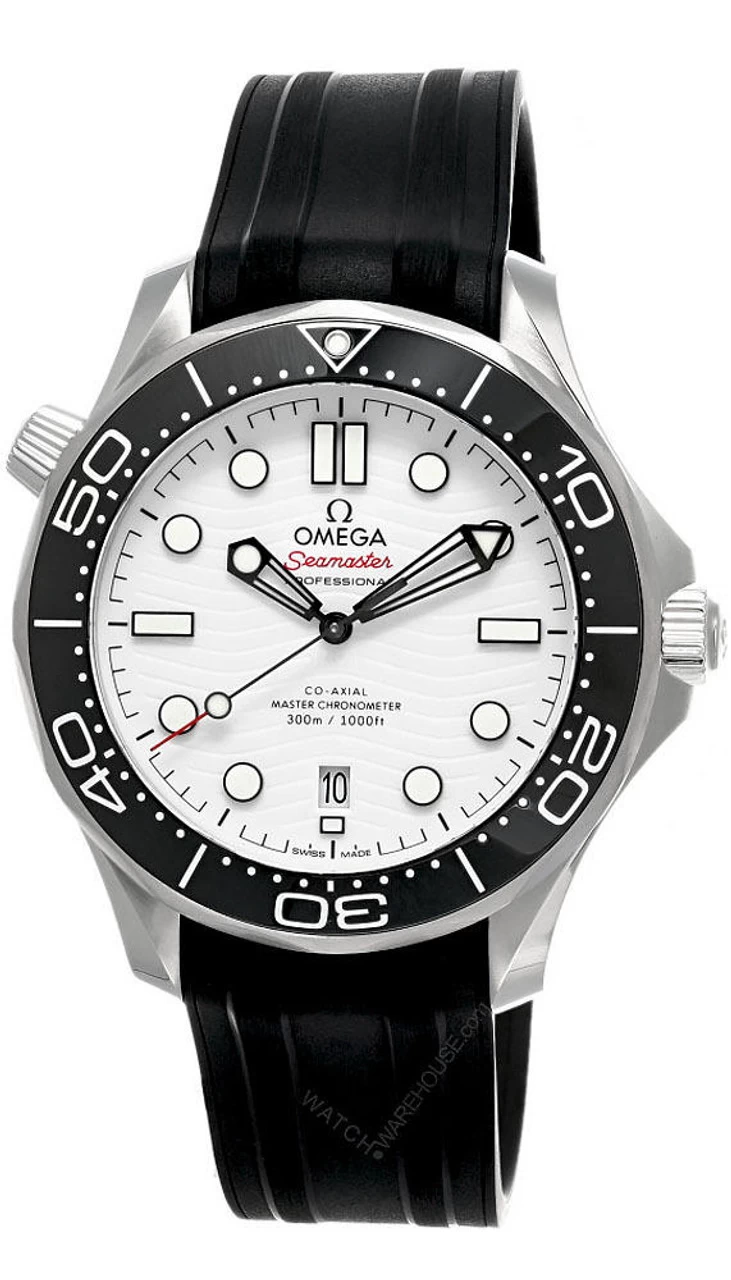 OMEGA Seamaster 42MM AUTO White Dial Men's Watch 210.32.42.20.04.001 1 OMEGA Seamaster 42MM AUTO White Dial Men's Watch 210.32.42.20.04.001