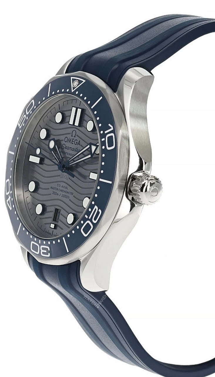 OMEGA Seamaster 42MM Gray Dial Rubber Men's Watch 210.32.42.20.06.001 2 OMEGA Seamaster 42MM Gray Dial Rubber Men's Watch 210.32.42.20.06.001 - Image 2