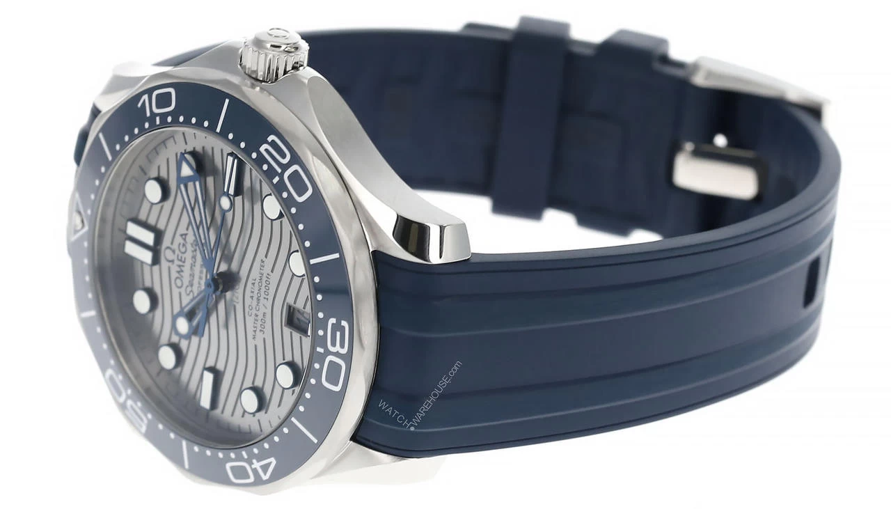 OMEGA Seamaster 42MM Gray Dial Rubber Men's Watch 210.32.42.20.06.001 3 OMEGA Seamaster 42MM Gray Dial Rubber Men's Watch 210.32.42.20.06.001 - Image 3