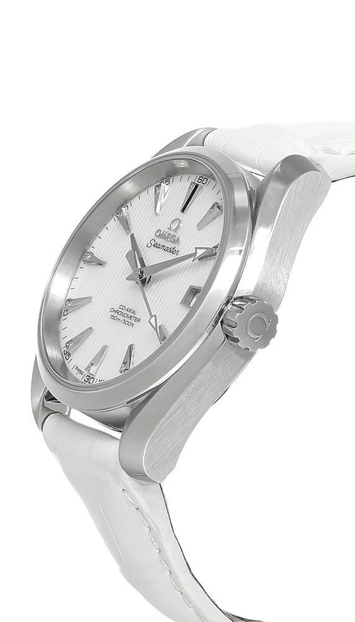 OMEGA Seamaster Aqua Terra 38.5MM White Dial LTHR Men's Watch 231.13.39.21.55.001 2 OMEGA Seamaster Aqua Terra 38.5MM White Dial LTHR Men's Watch 231.13.39.21.55.001 - Image 2