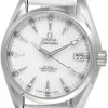 OMEGA Seamaster Aqua Terra 38.5MM White Dial LTHR Men's Watch 231.13.39.21.55.001