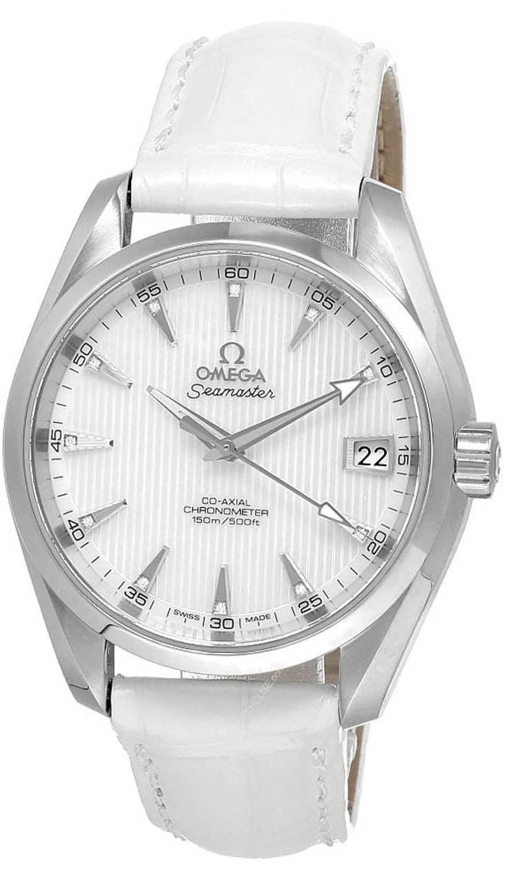 OMEGA Seamaster Aqua Terra 38.5MM White Dial LTHR Men's Watch 231.13.39.21.55.001 1 OMEGA Seamaster Aqua Terra 38.5MM White Dial LTHR Men's Watch 231.13.39.21.55.001