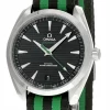 OMEGA Seamaster Aqua Terra Golf Edition AUTO 41MM NATO Strap Men's Watch 220.12.41.21.01.002