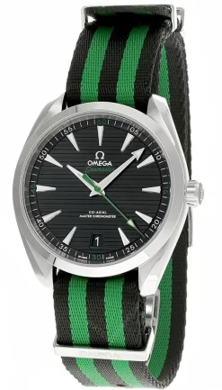 OMEGA Seamaster Aqua Terra Golf Edition AUTO 41MM NATO Strap Men's Watch 220.12.41.21.01.002