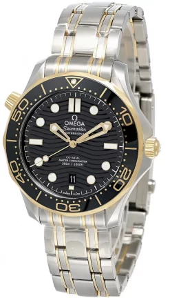 OMEGA Seamaster Diver 18K Yellow Gold 42MM Men's Watch 210.20.42.20.01.002