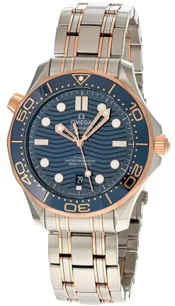 OMEGA Seamaster Diver 300 Co-Axial 42MM 18K SS Men's Watch 210.20.42.20.03.002