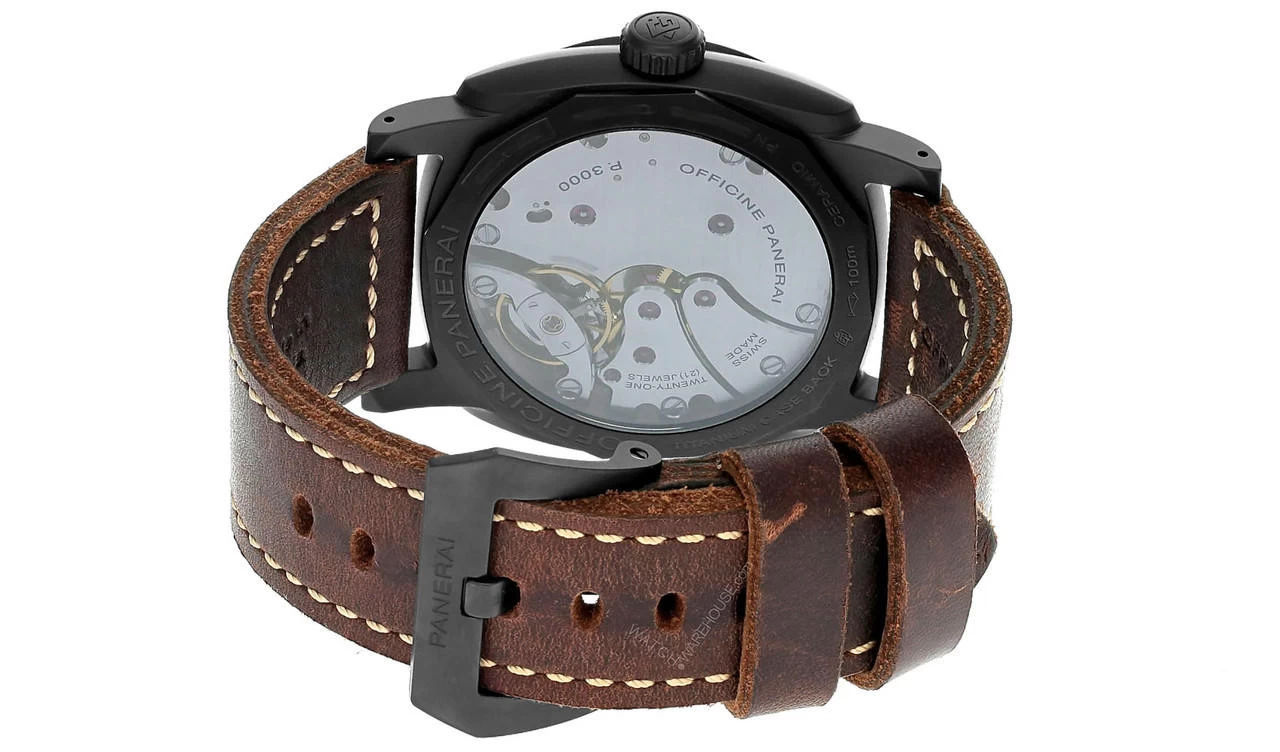 PANERAI Radiomir 48MM Hand Wind Military Green Dial Leather Men's Watch PAM00997 3 PANERAI Radiomir 48MM Hand Wind Military Green Dial Leather Men's Watch PAM00997 - Image 3