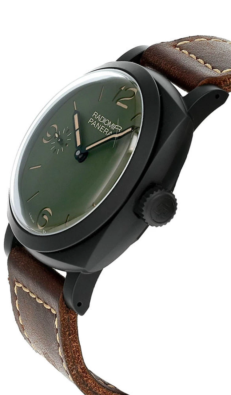 PANERAI Radiomir 48MM Hand Wind Military Green Dial Leather Men's Watch PAM00997 2 PANERAI Radiomir 48MM Hand Wind Military Green Dial Leather Men's Watch PAM00997 - Image 2