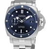 PANERAI Submersible Blu Notte AUTO 42MM SS Blue Dial Men's Watch PAM01068