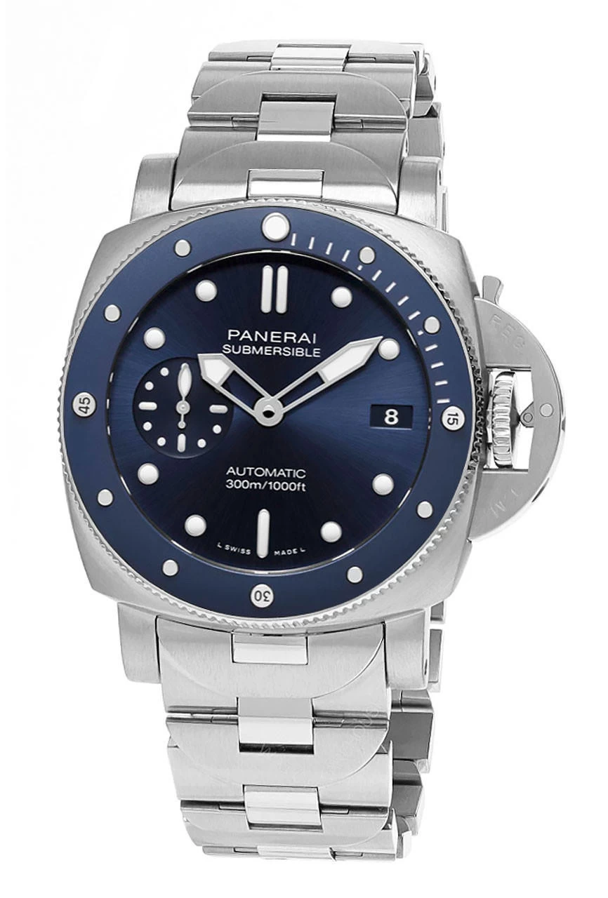 PANERAI Submersible Blu Notte AUTO 42MM SS Blue Dial Men's Watch PAM01068 1 PANERAI Submersible Blu Notte AUTO 42MM SS Blue Dial Men's Watch PAM01068