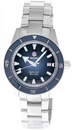 RADO Captain Cook AUTO 42MM S-Steel Blue Dial Men's Watch R32105203