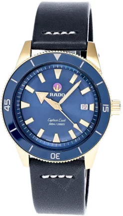 RADO Captain Cook AUTO Bronze 42MM Blue Dial Men's Watch R32504205