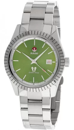 RADO HyperChrome Classic 42MM AUTO Green Dial Men's Watch R33101314