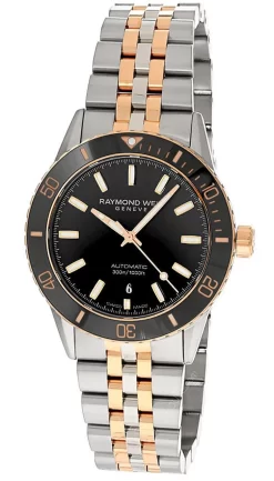 RAYMOND WEIL Freelancer Diver 42.5MM SS AUTO Two-Tone Men's Watch 2775-S51-20051