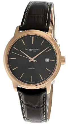 RAYMOND WEIL Maestro AUTO 39.5MM Brown LTHR Men's Watch 2237-PC5-60011