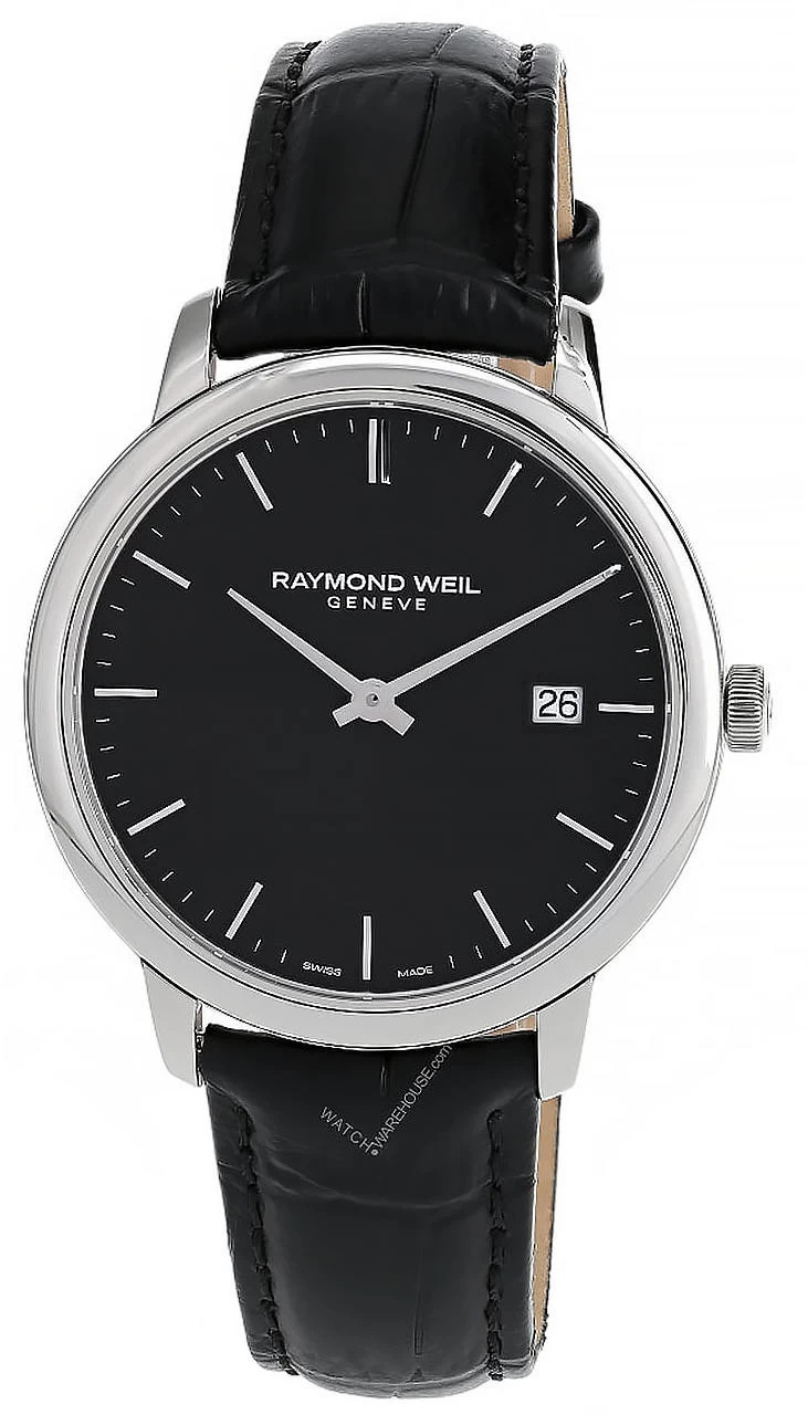 RAYMOND WEIL Toccata 39MM Black Dial Leather Men's Watch 5485-STC-20001 1 RAYMOND WEIL Toccata 39MM Black Dial Leather Men's Watch 5485-STC-20001