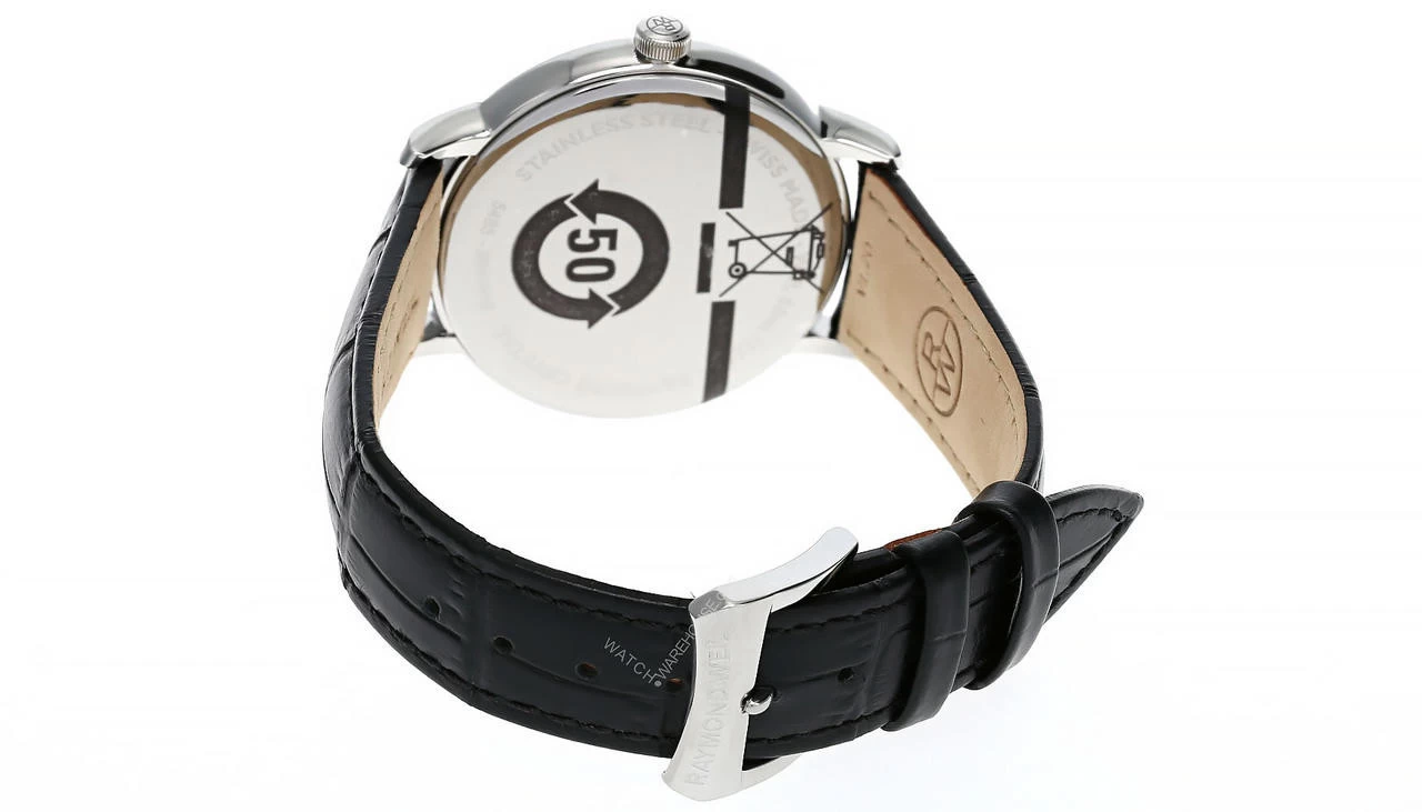 RAYMOND WEIL Toccata 39MM Black Dial Leather Men's Watch 5485-STC-20001 3 RAYMOND WEIL Toccata 39MM Black Dial Leather Men's Watch 5485-STC-20001 - Image 3