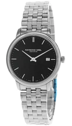 RAYMOND WEIL Toccata 39MM SS Black Dial Men's Watch 5485-ST-20001