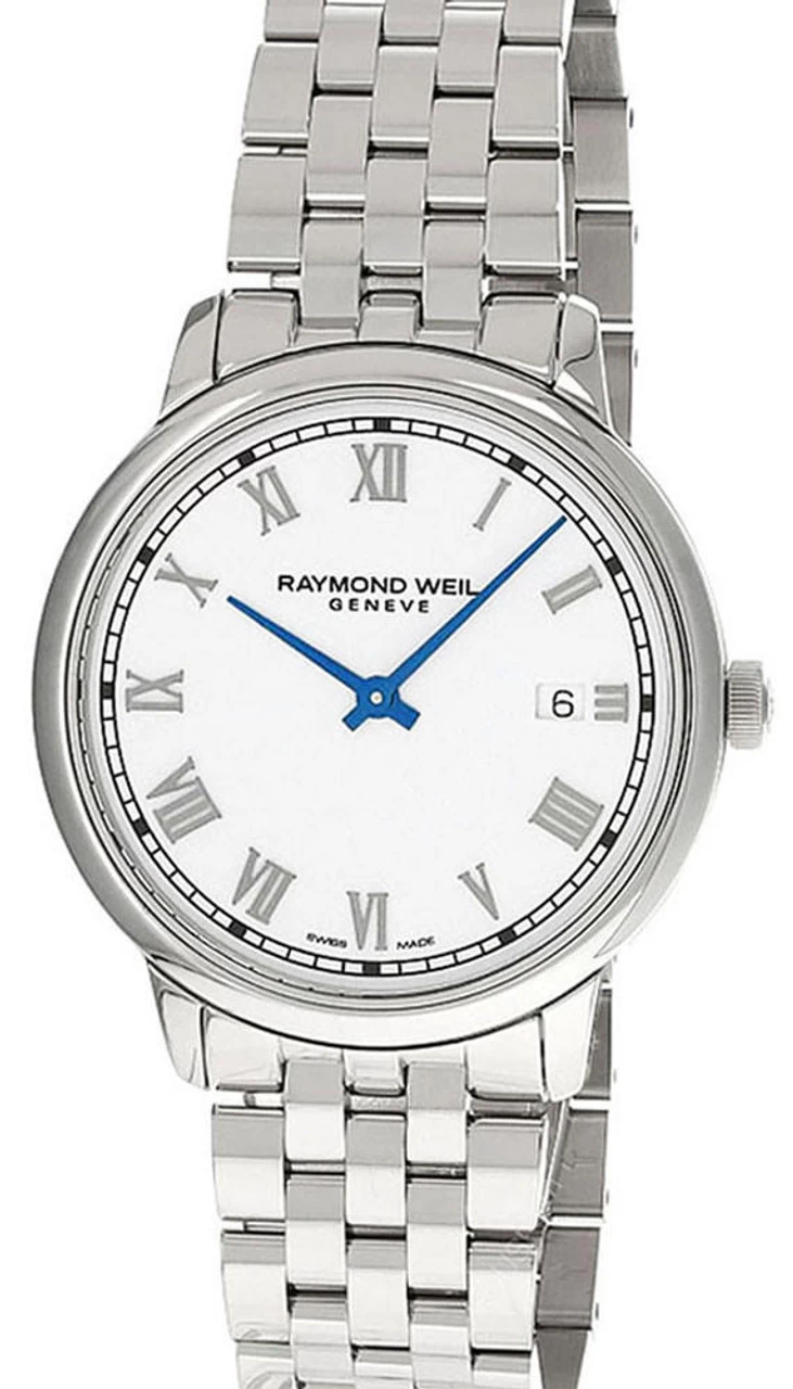 RAYMOND WEIL Toccata Quartz 39MM SS White Dial Men's Watch 5485-ST-00359 1 RAYMOND WEIL Toccata Quartz 39MM SS White Dial Men's Watch 5485-ST-00359