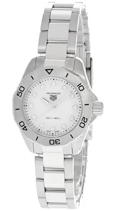 TAG HEUER Aquaracer 30MM Diamond MOP Dial Women's Watch WBP1416.BA0622