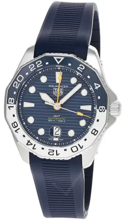 TAG HEUER Aquaracer Professional 300 GMT 43MM Rubber Men's Watch WBP2010.FT6198