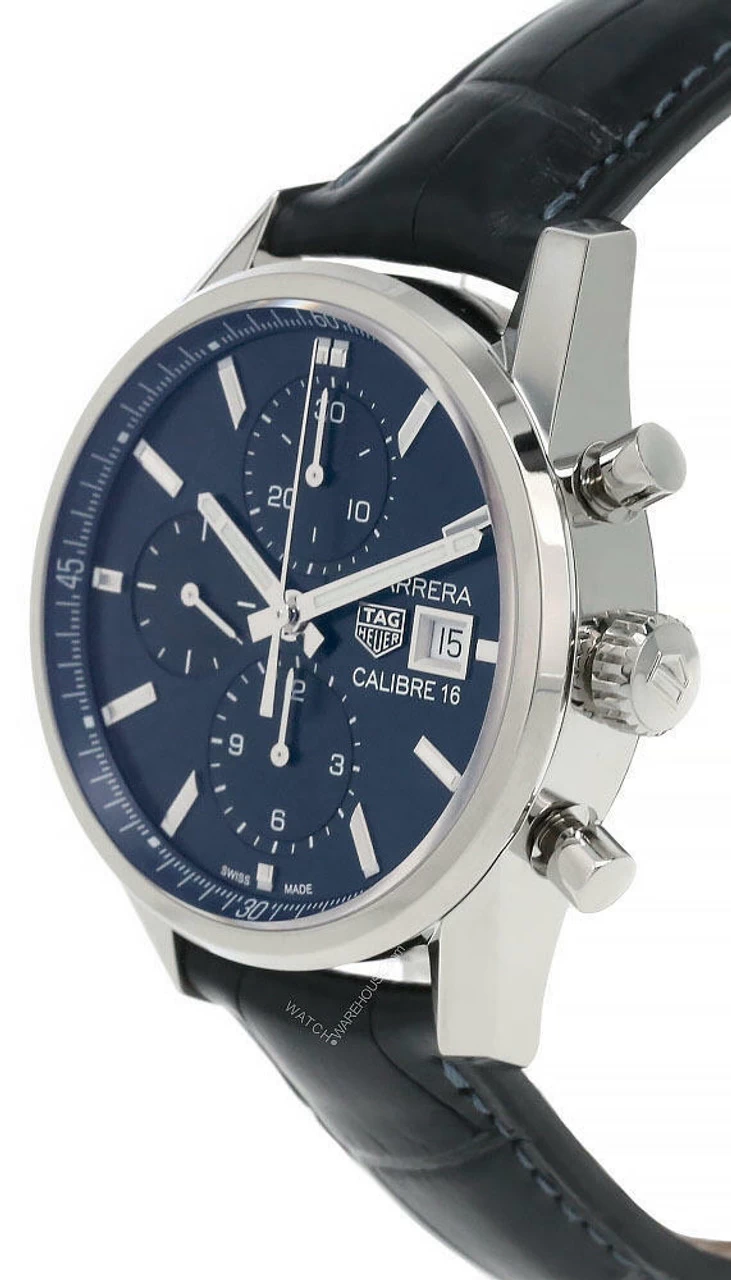 TAG HEUER Carrera 41MM CHRONO Blue Dial Men's Watch CBK2112.FC6292 3 TAG HEUER Carrera 41MM CHRONO Blue Dial Men's Watch CBK2112.FC6292 - Image 3