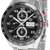TAG HEUER Carrera 44MM AUTO SS Black Dial Men's Watch CBN2A1AA.BA0643