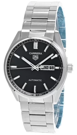 TAG HEUER Carrera Calibre 5 AUTO 41MM SS Men's Watch WBN2010.BA0640