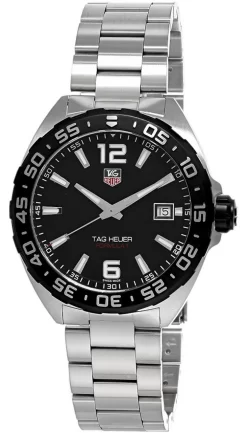TAG HEUER Formula-1 Quartz Steel Black Dial Men's Watch WAZ1110.BA0875