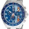 TAG HEUER Formula 1 X Gulf Quartz 43MM CHRONO SS Men's Watch CAZ101AT.BA0842