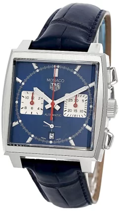 TAG HEUER Monaco 39MM CHRONO AUTO Men's Watch CBL2111.FC6453