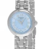 TISSOT Bellissima 26MM SS Small Lady Blue MOP Dial Women's Watch T126.010.11.133.00
