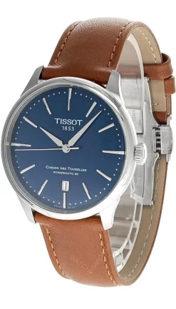 TISSOT Chemin Des Tourelles 39MM AUTO Brown Leather Men's Watch T139.807.16.041.00