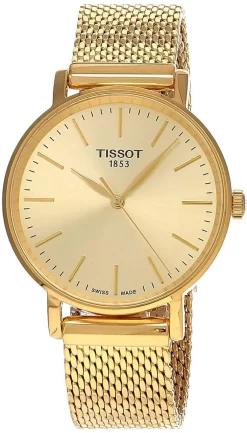 TISSOT Everytime 34MM SS Champagne Dial Unisex Watch T143.210.33.021.00