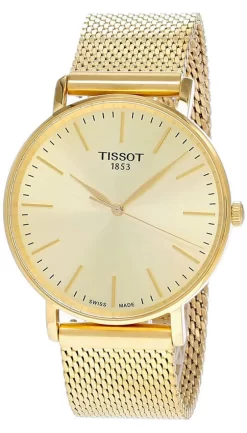TISSOT Everytime 40MM SS Champagne Dial Men's Watch T143.410.33.021.00